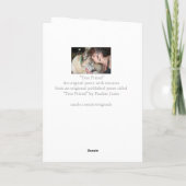 Dog Sympathy Origineel gedicht Aanpasbare kaart (Achterkant)