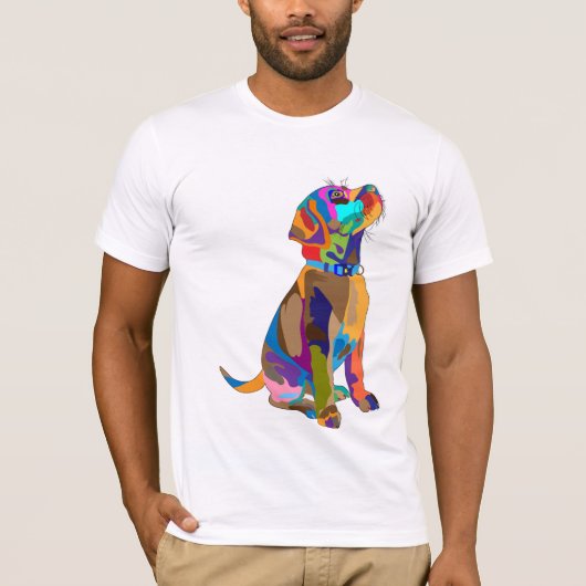 Dog T-Shirt aangepast voor mensen (Voorkant)