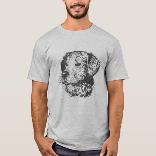 Dog T-Shirt aangepast voor mensen (Voorkant)