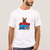 DOG T-SHIRT with adorable puppy illustrations, (Voorkant)