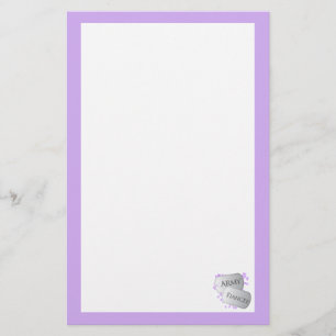 Dog Tags Army Fiancée Stationery Briefpapier