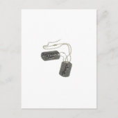 Dog Tags Briefkaart (Voorkant)