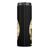 Dog Tails of Adventure Funny Dog Lover Hiking  Thermosbeker (Achterkant)