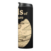 Dog Tails of Adventure Funny Dog Lover Hiking  Thermosbeker (Geroteerd rechts)