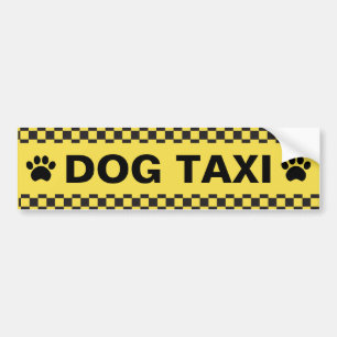Dog Taxi Bumpersticker