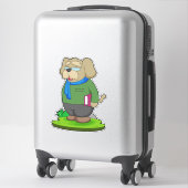 Dog Teacher Book Sticker (Koffer)