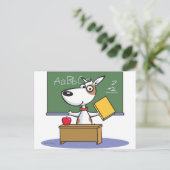 Dog Teacher Briefkaart (Staand voorkant)