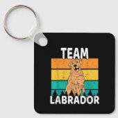 Dog Team Labrador Lover Sleutelhanger (Voorkant)
