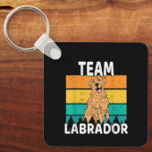 Dog Team Labrador Lover Sleutelhanger (Voorkant)