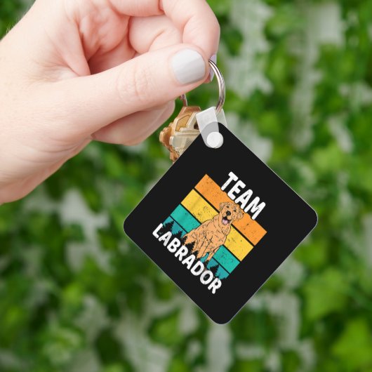 Dog Team Labrador Lover Sleutelhanger (Hand)