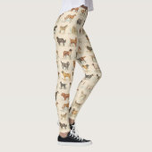  Dog Tekeningen gepatterd Leggings (Rechts)
