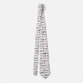  Dog Tekeningen Necktie Stropdas (Achterkant)