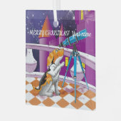 Dog telescoop glas ornament (Voorkant links)