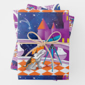 Dog telescoop inpakpapier vel (In situ)