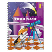 dog telescope notitieboek (Voorkant)