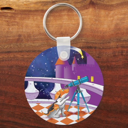 dog telescope sleutelhanger (Voorkant)