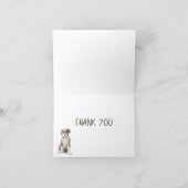 Dog Thank You Cards - Boxer Dog Bedankkaart (Binnen)