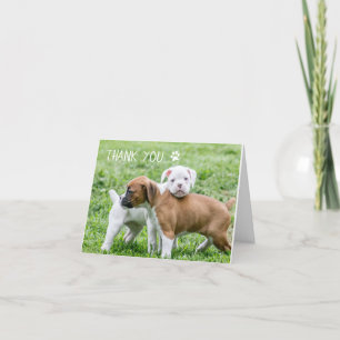 Dog Thank You Cards - Boxer Dog Bedankkaart