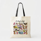Dog Thed Collage Tote Bag (Voorkant)