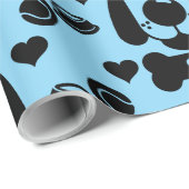 Dog Thema Gift Cadeaupapier (Rol Hoek)