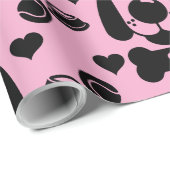 Dog Thema Gift Cadeaupapier (Rol Hoek)