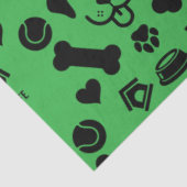 Dog Thema Gift Tissuepapier (Detail)