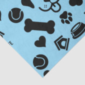 Dog Thema Gift Tissuepapier (Detail)
