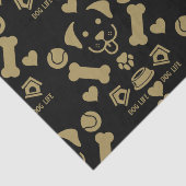 Dog Thema Gift Tissuepapier (Detail)