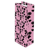 Dog Thema Gift Wijn Cadeautas (Voorkant Gekanteld)