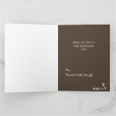 Dog Theme Aangepast Happy Birthday - Aangepast Big Kaart (Binnen)