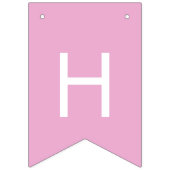 Dog Theme Roze Happy Birthday Party Vlaggetjes (Tweede vlag)