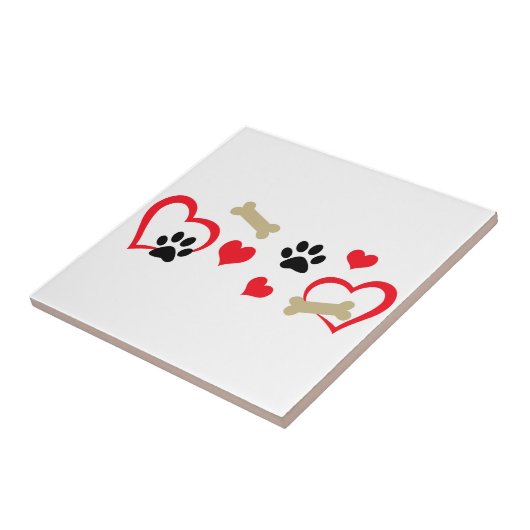 Dog Theme Tegeltje (Zijkant)