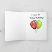 Dog Themed Birthday Card Kaart (Binnen)