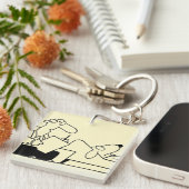 Dog Therapy Sleutelhanger (Voorkant Rechts)