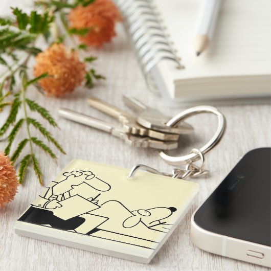 Dog Therapy Sleutelhanger (Voorkant Rechts)