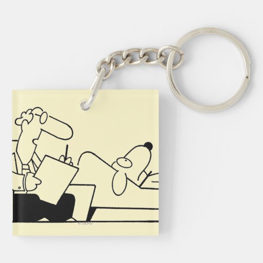 Dog Therapy Sleutelhanger (Achterkant)