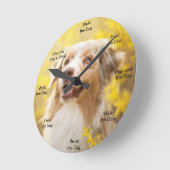 Dog Time Wall klok (Hoek)