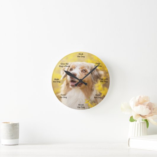 Dog Time Wall klok (Huis)