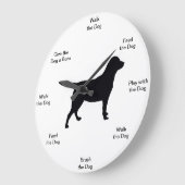 Dog Time Wall klok (Hoek)