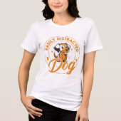 Dog Tiny but Mighty Tri-Blend Shirt (Voorkant)