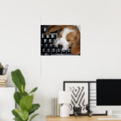 Dog Tired Poster (Thuiskantoor)