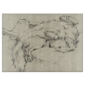 Dog Tired Snijplank (Voorkant)