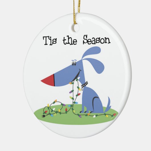 Dog Tis the Season Ornament (Links)