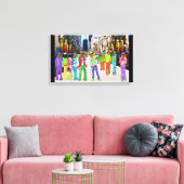 Dog Town Chicago Canvas Afdruk (Insitu (Woonkamer))