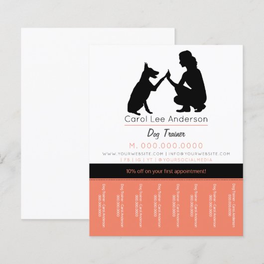 Dog trainer (Voorkant / Achterkant)