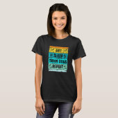 Dog Trainer Apparel Train Honden Opleiding T-shirt (Voorkant volledig)