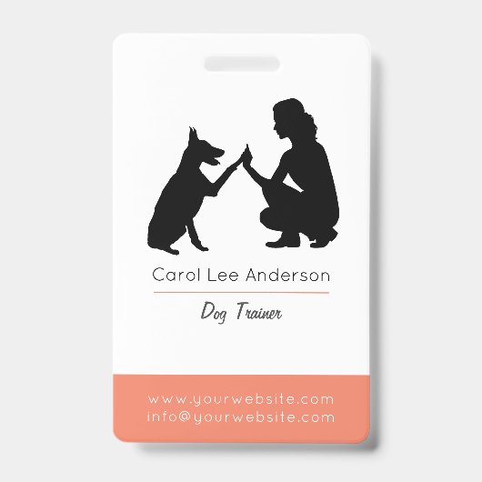 Dog trainer badge (Front)