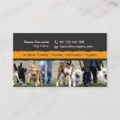 Dog Trainer Business Card Visitekaartje (Achterkant)
