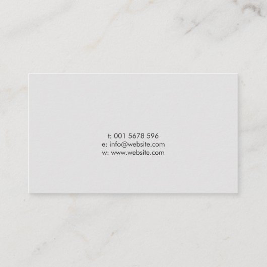 Dog Trainer - Canine Behaviorist Visitekaartje (Achterkant)