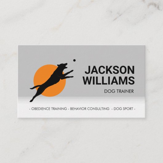 Dog Trainer - Canine Behaviorist Visitekaartje (Voorkant)